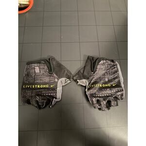 Nike LIVESTRONG Cycling Gloves – Black/Yellow – Medium